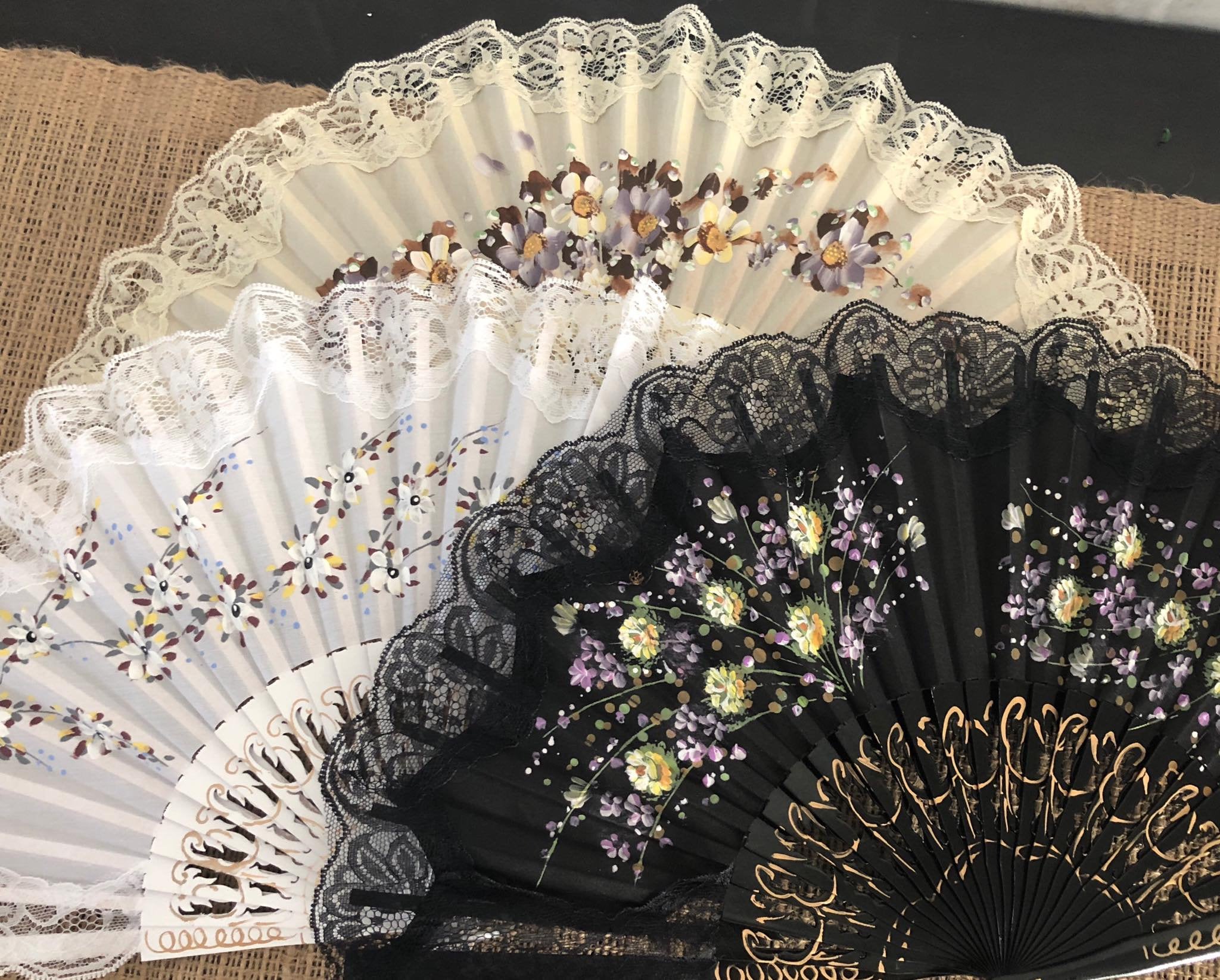 Sweetie Lace Hand Held Fan