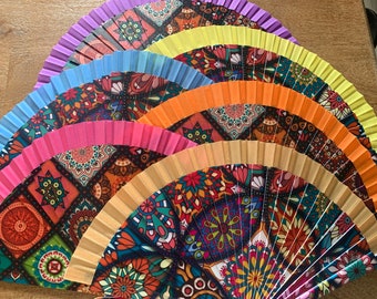 MANDALA ACRYLIC HANDFAN