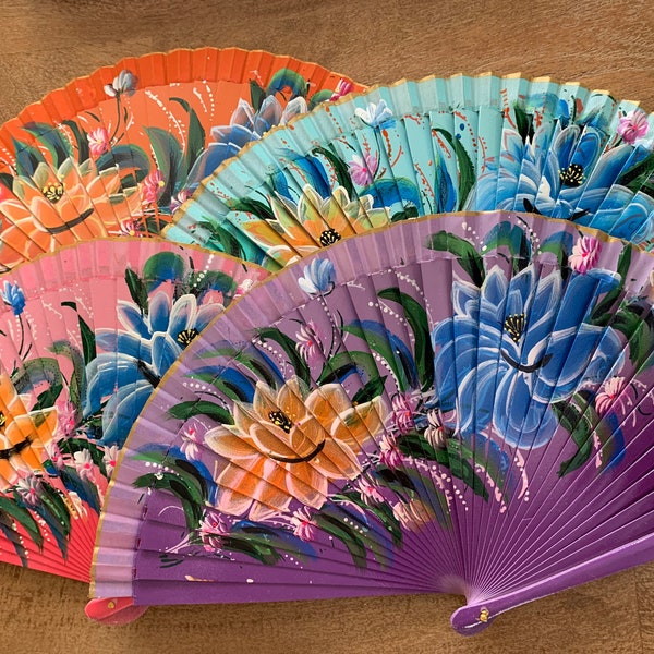 CANARIAS SPANISH Hand Fan