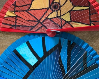 ABSTRACT SPANISH Hand Fan