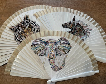 SAFARI Spanish HAnd fan