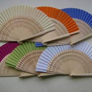 Classic Wood Craved Hand Held Fan