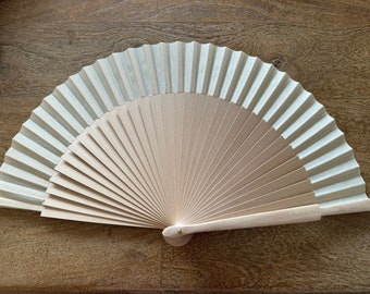 Nude Spanish Hand Fan