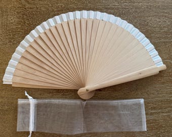 wedding favor petit hand fan