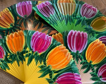 Tulip SPANISH Hand Fan