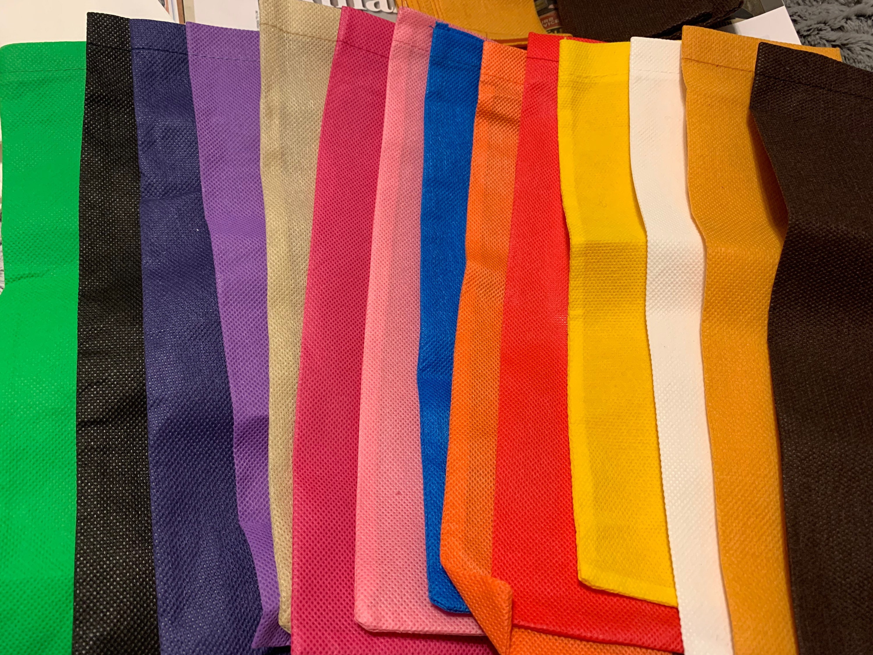 Non woven fabric protective pouch