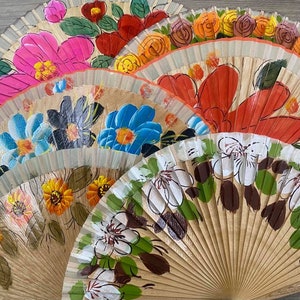 FLOWERFULL SPANISH Hand Held Fan