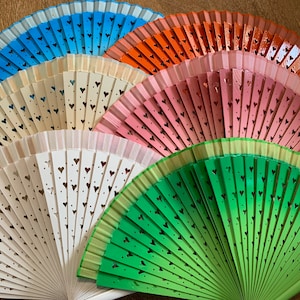 GIRLS HEART Spanish Hand fan