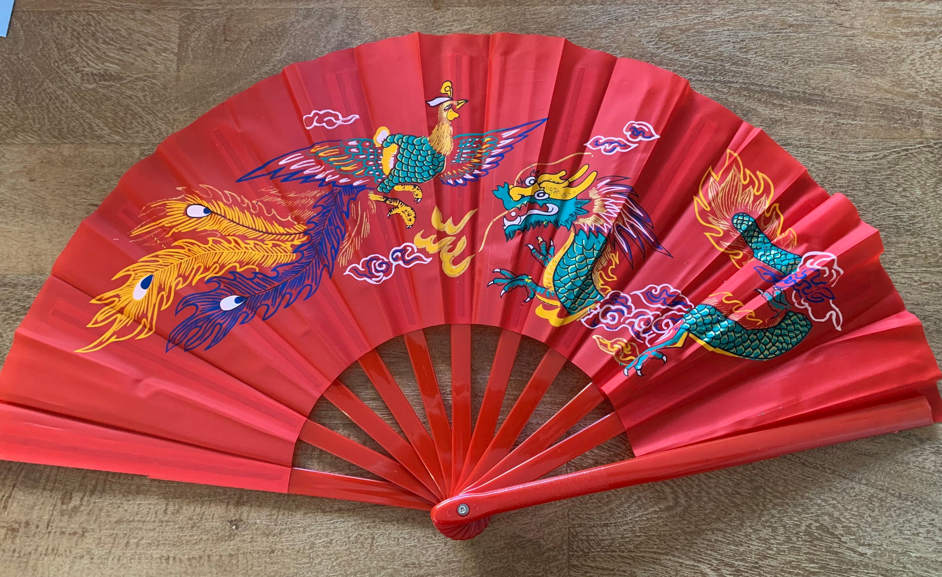 DRAGON Hand Fan - Etsy