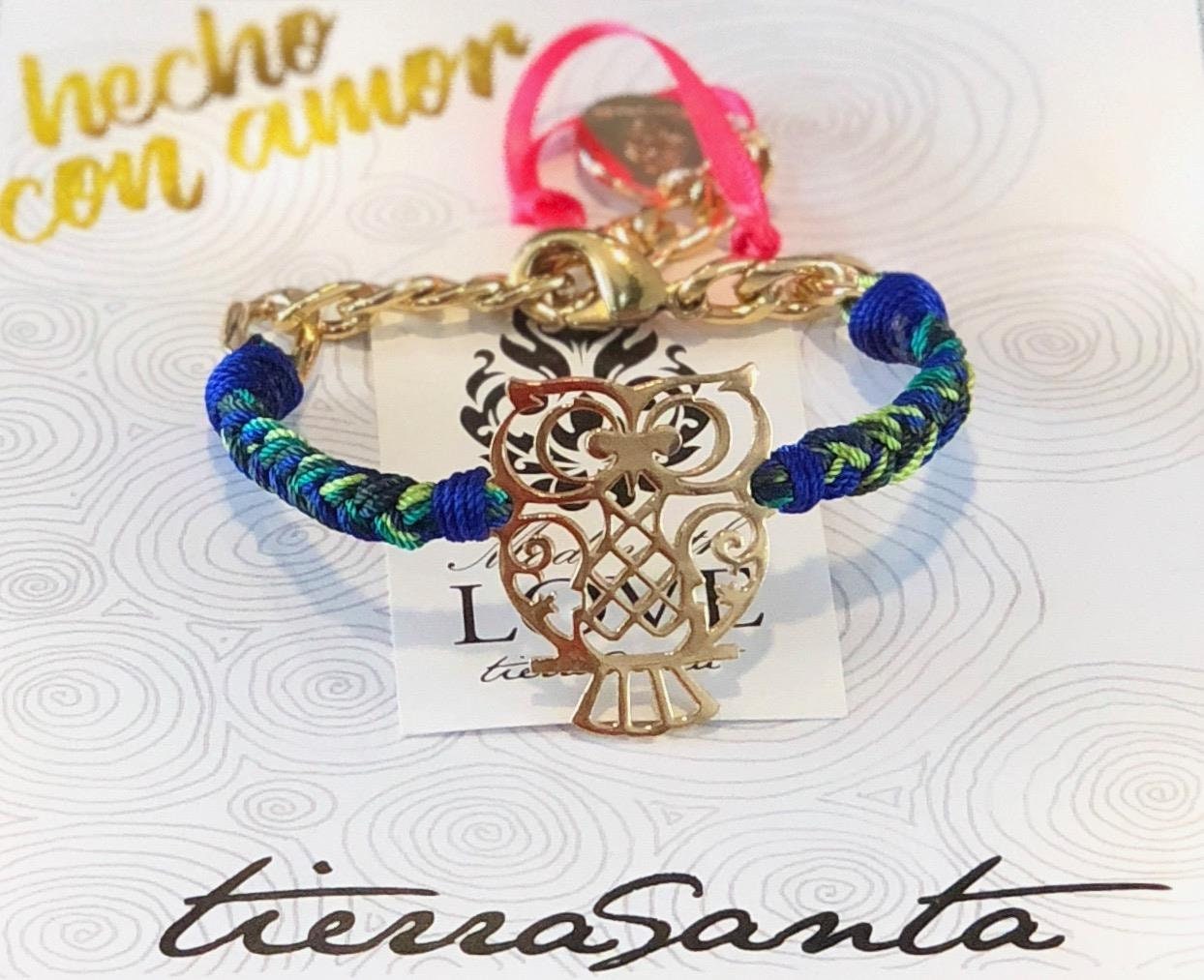 TIERRA SANTA OWL Gold dipped Bracelet