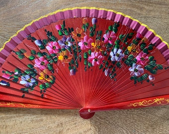 BURDEOS Spanish Hand Fan