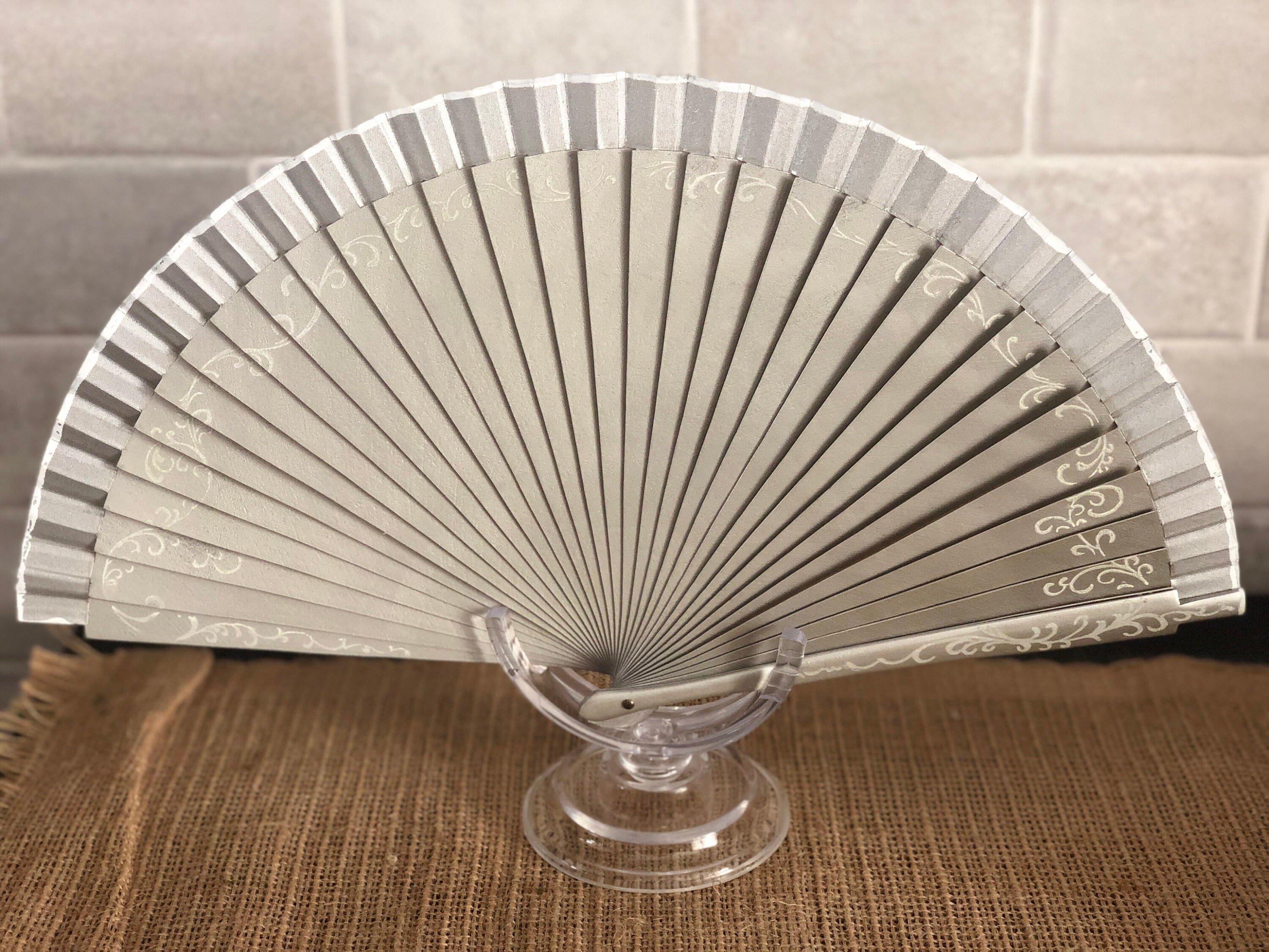Sparkly standard size Handmade Handheld Fan