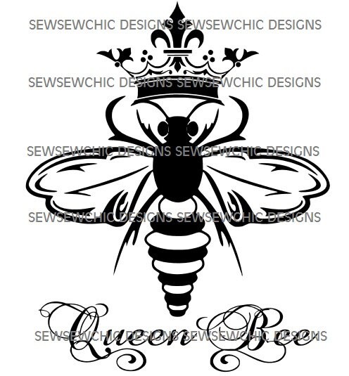 Queen Bee SVG Bumble Bee Crown | Etsy