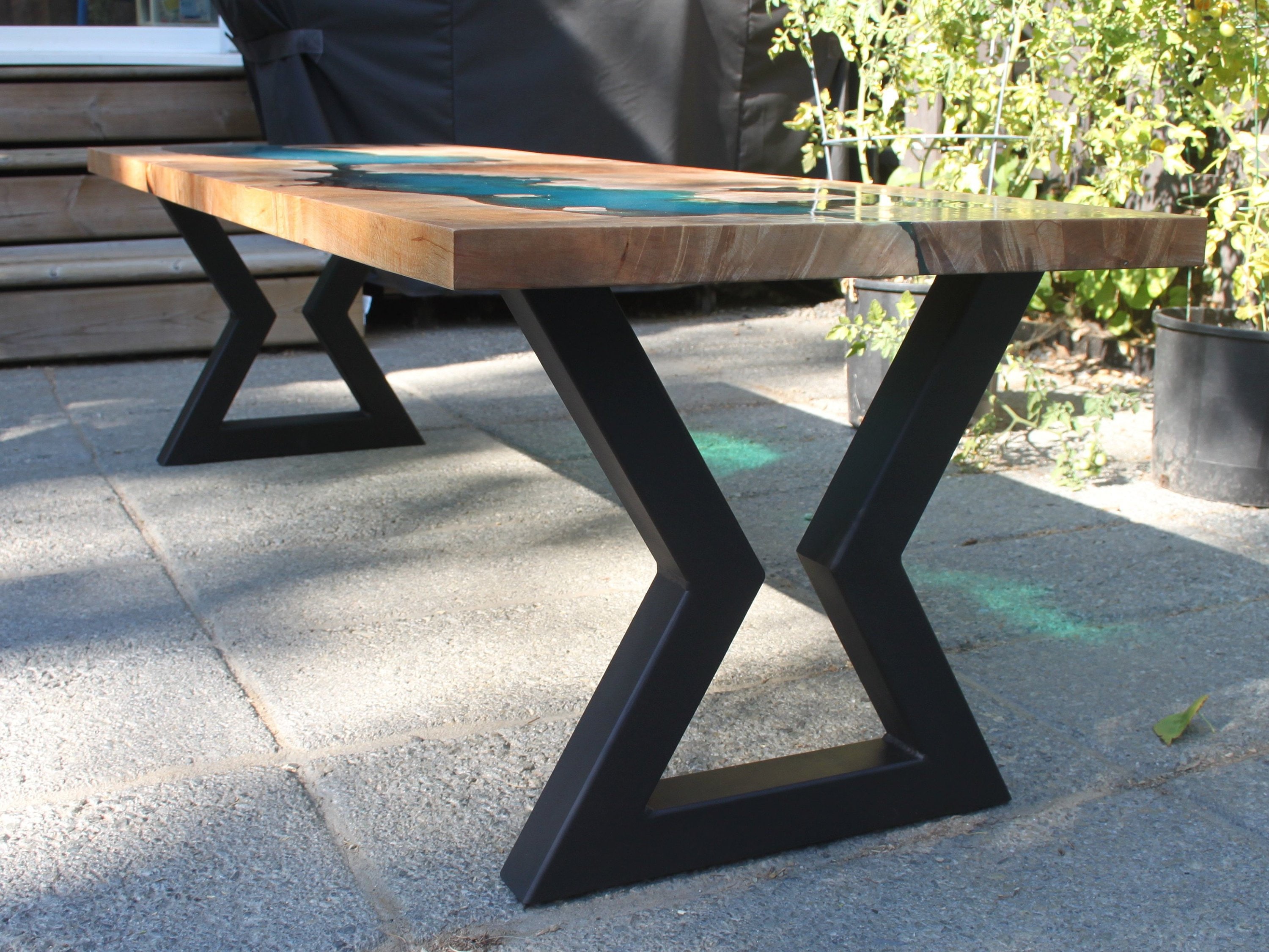 Wooden Table Metal Legs | ubicaciondepersonas.cdmx.gob.mx