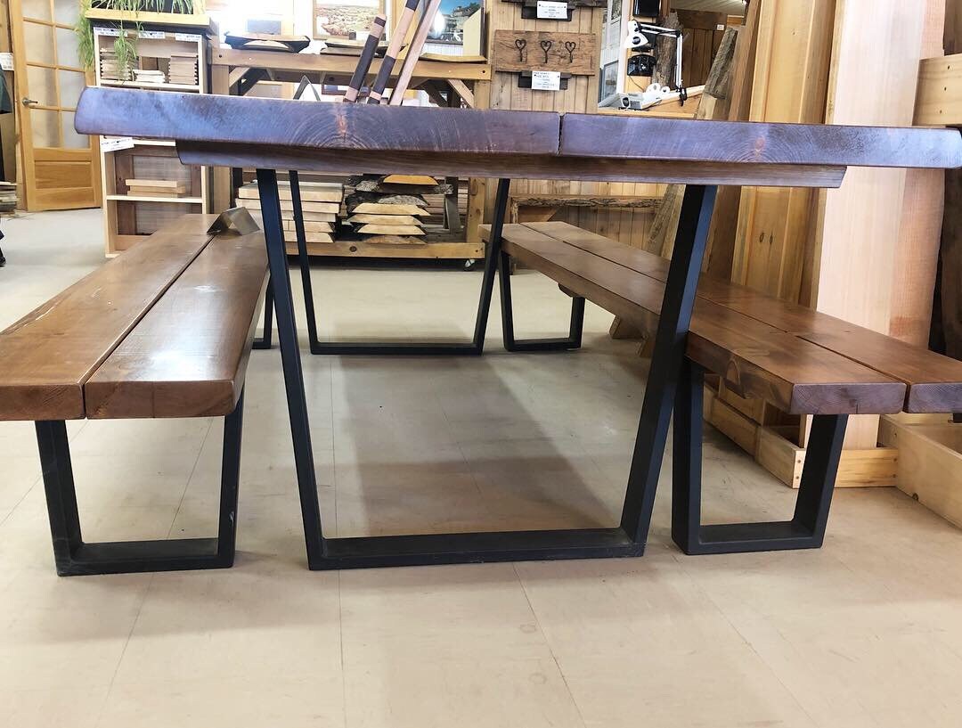 Tzoid Table Legs Metal Diy Dining Square Coffee Kitchen