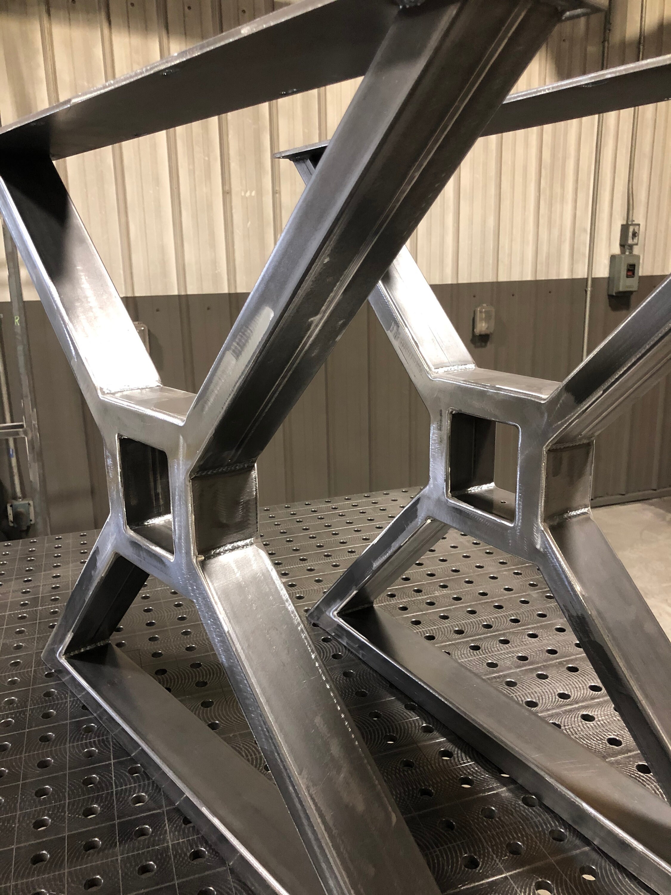X Squared Table Legs square Center Metal Table Legs Heavy Etsy Canada