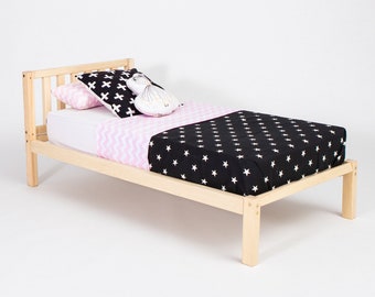House shaped bed for a toddler frame bed for a girl Platform bed for child, Montessori bed for a kid Montessori house bed for a boy, Kid bed