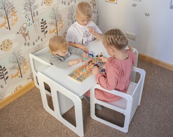 personalised table and chairs for toddlers