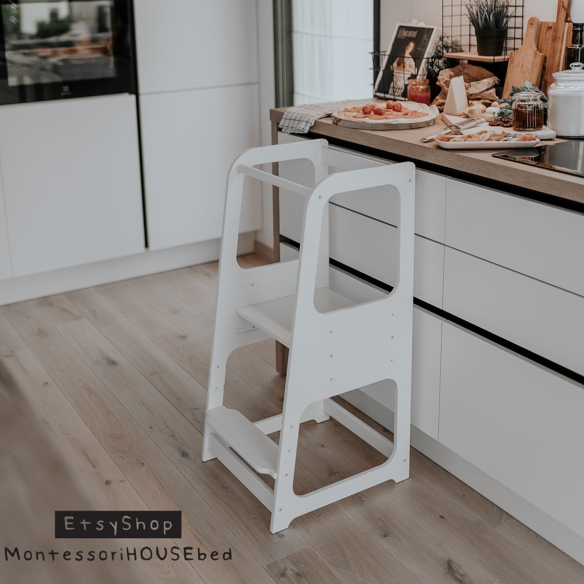 Kitchen Tower Kitchen Helper Tower Kids Step Stool Montessori Etsy UK