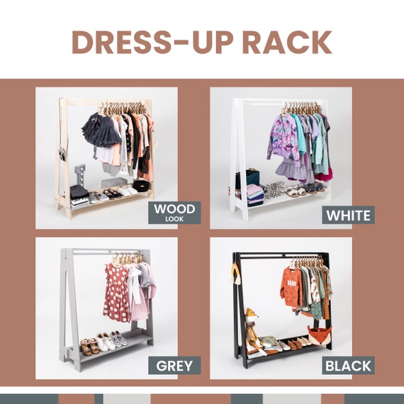 Parallel clothing online rack