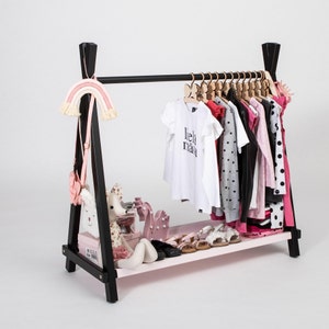 Montessori wardrobe for kids Baby clothes rack Vendor display rack Retail display rack, Garderobe kind, Costume hanger Kindergarderobe