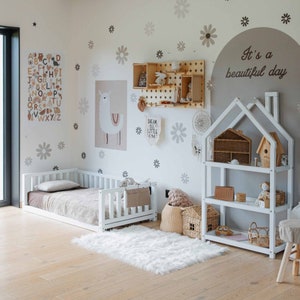 Montessori bed for kids, floor bed, child bed, house shaped bed, kid bed, girl bed, bed for kid, Montessori floor bed, hausbett, child bed, toddler bed, child bed, Montessori house bed, Montessori bed, floor bed, child bed, house shaped bed, kid bed