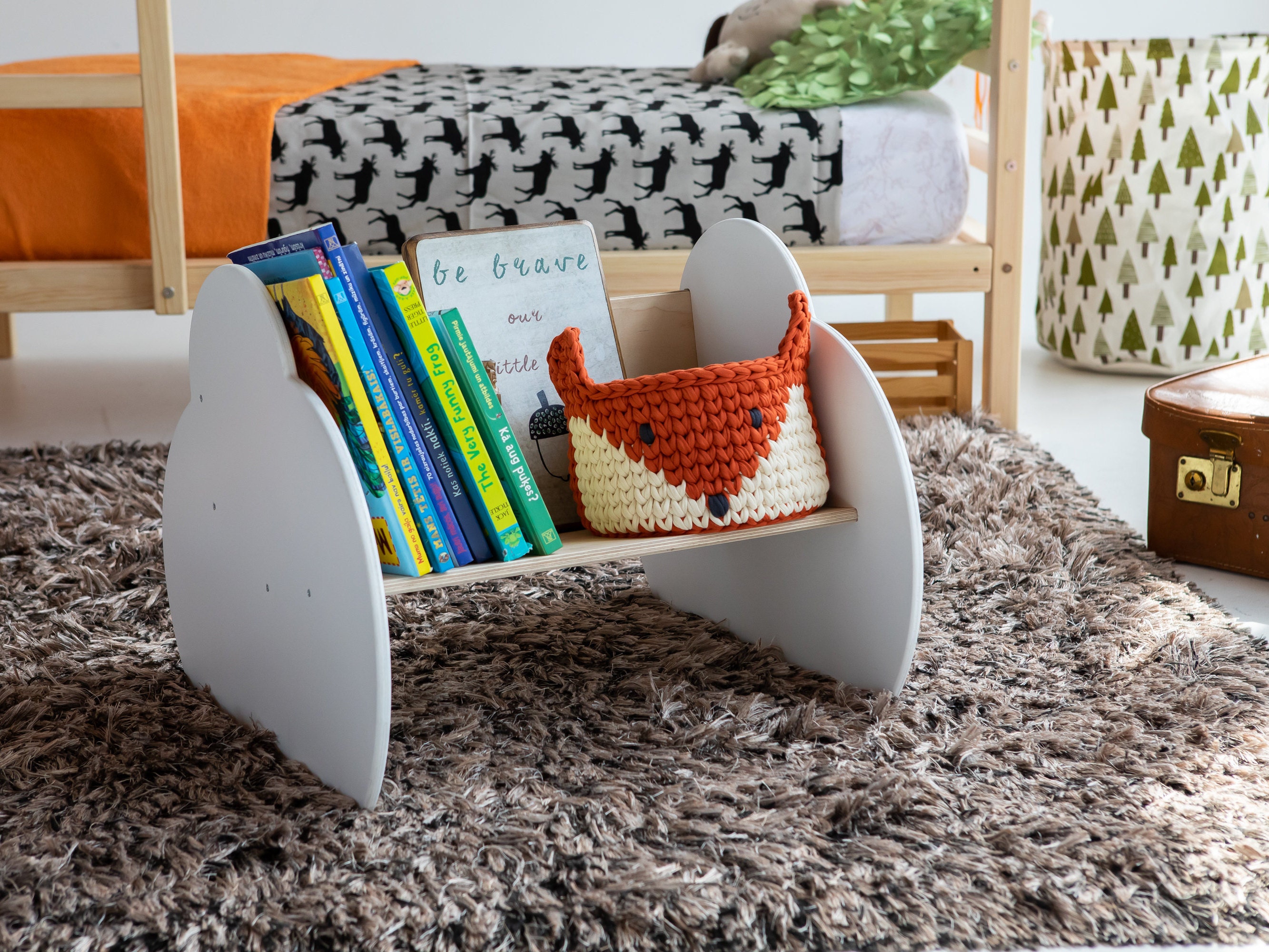 Cloud Book Caddy Cloud Bookcase Children Bookcase Book Shelf Childs Chair Time Out Chair Kids Chair