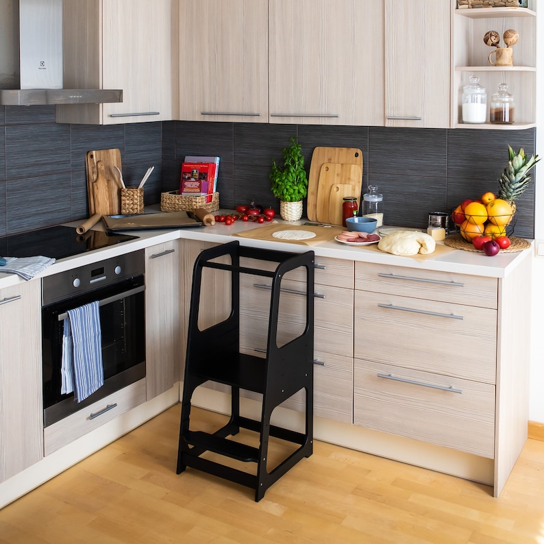 Kitchen learning tower Kitchen tower Kitchen helper tower Kids Etsy