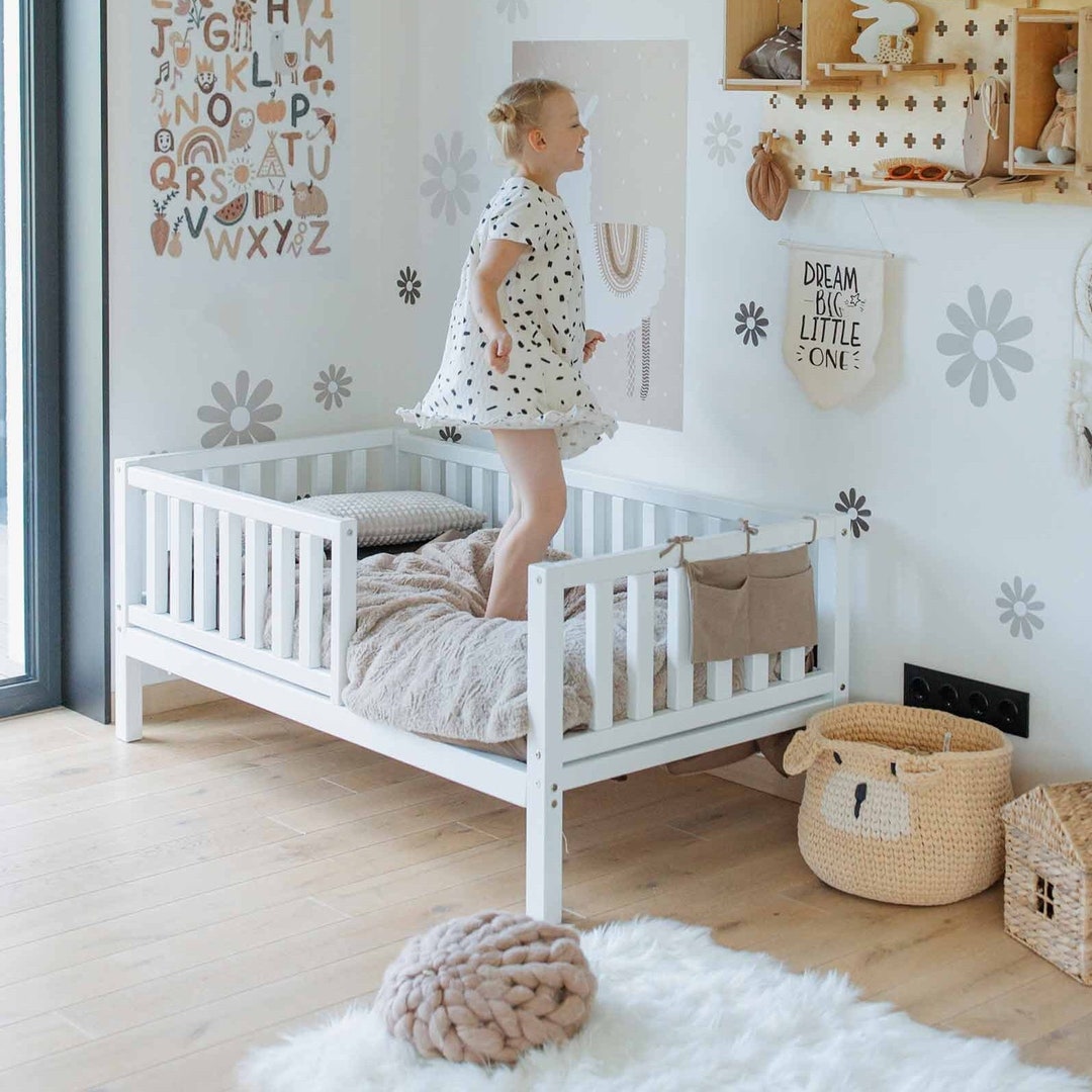 Montessori Bed With Rails Best Toddler Bed With Guard Rails