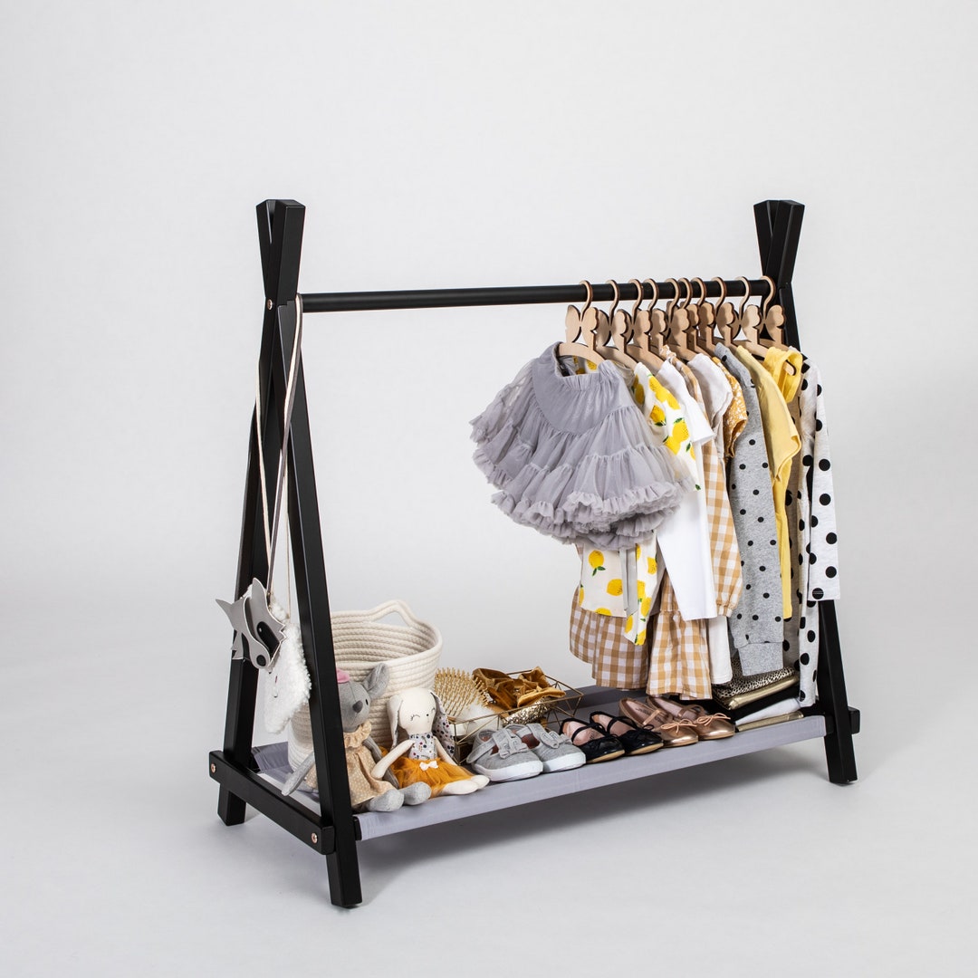 Baby Clothes Rack Baby Dress Display Hanging Clothes Rack Toddler Dress