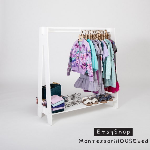 Baby Wardrobe a Frame Clothes Rack Child Wardrobe Garment Rack | Etsy ...