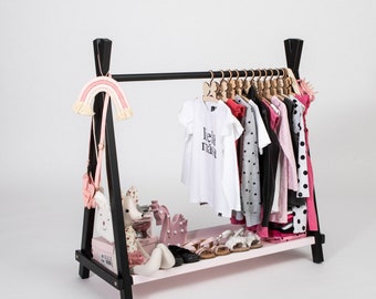 Baby clothes rack Child wardrobe Vendor display rack Retail display rack Garderobe kind, Costume hanger, Dress up storage kindergarderobev