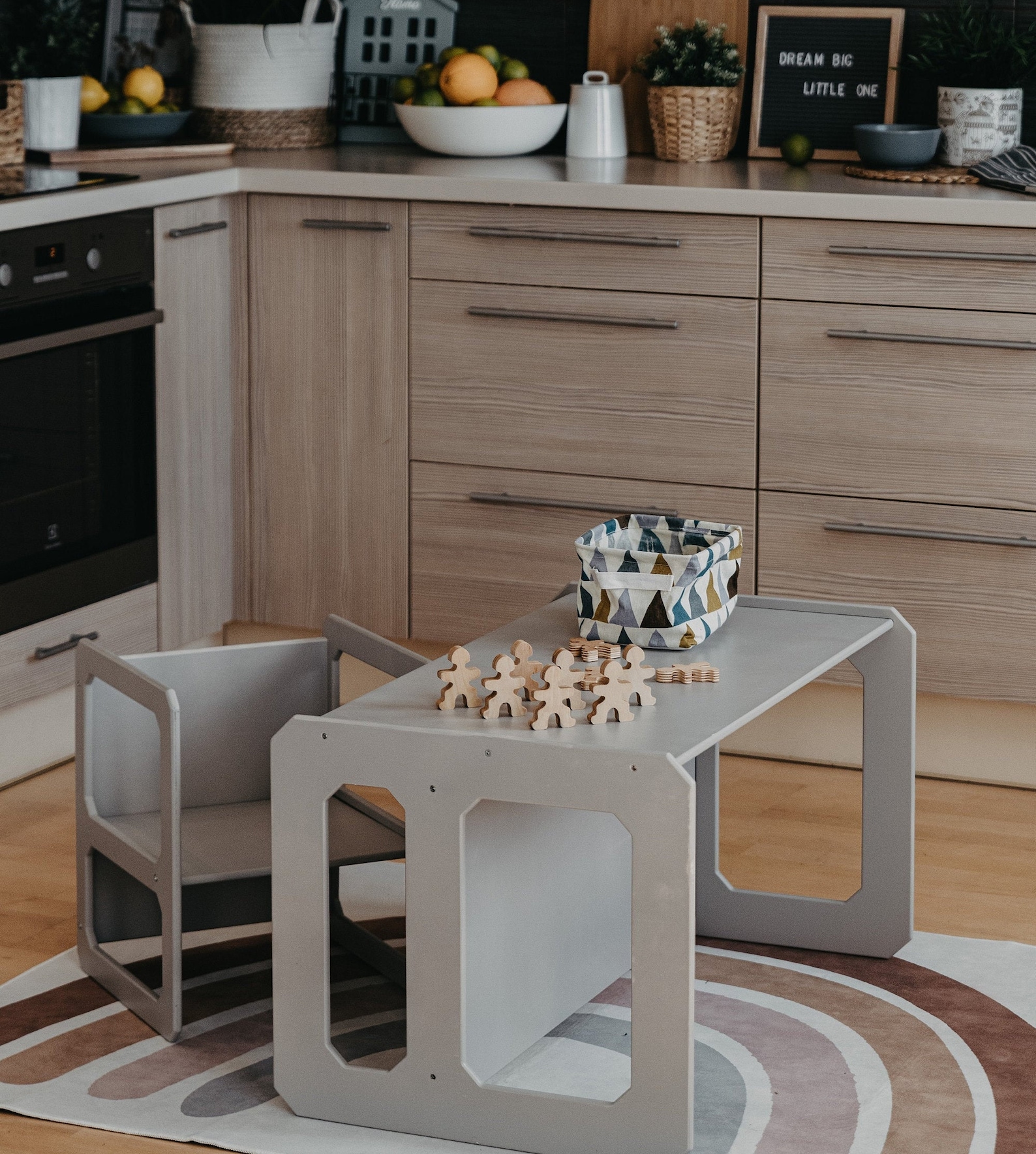 Montessori table Toddler table set Weaning table and chairs Etsy