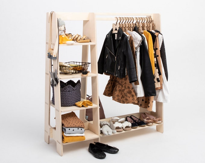 CLOTHING RACK, WARDROBE