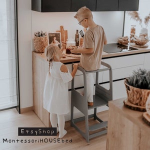 kitchen help tower, kid step stool, table and stool, activity tower, 2in1 kitchen, Montessori kitchen, kid, kid step stool, kid table and chair, kid stool, toddler step stool, stepping stool, kid step stool, kid table and chair, table, and stoo