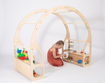 Support de jeu pour tout-petit, étagère à jouets, jouet Montessori, cadeau pour tout-petit, cadeau pour enfant, premier cadeau d'anniversaire, deuxième cadeau d'anniversaire, troisième cadeau d'anniversaire