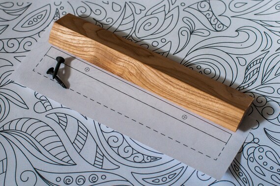 Wooden Drawer Handle Wood Knob L1 Etsy