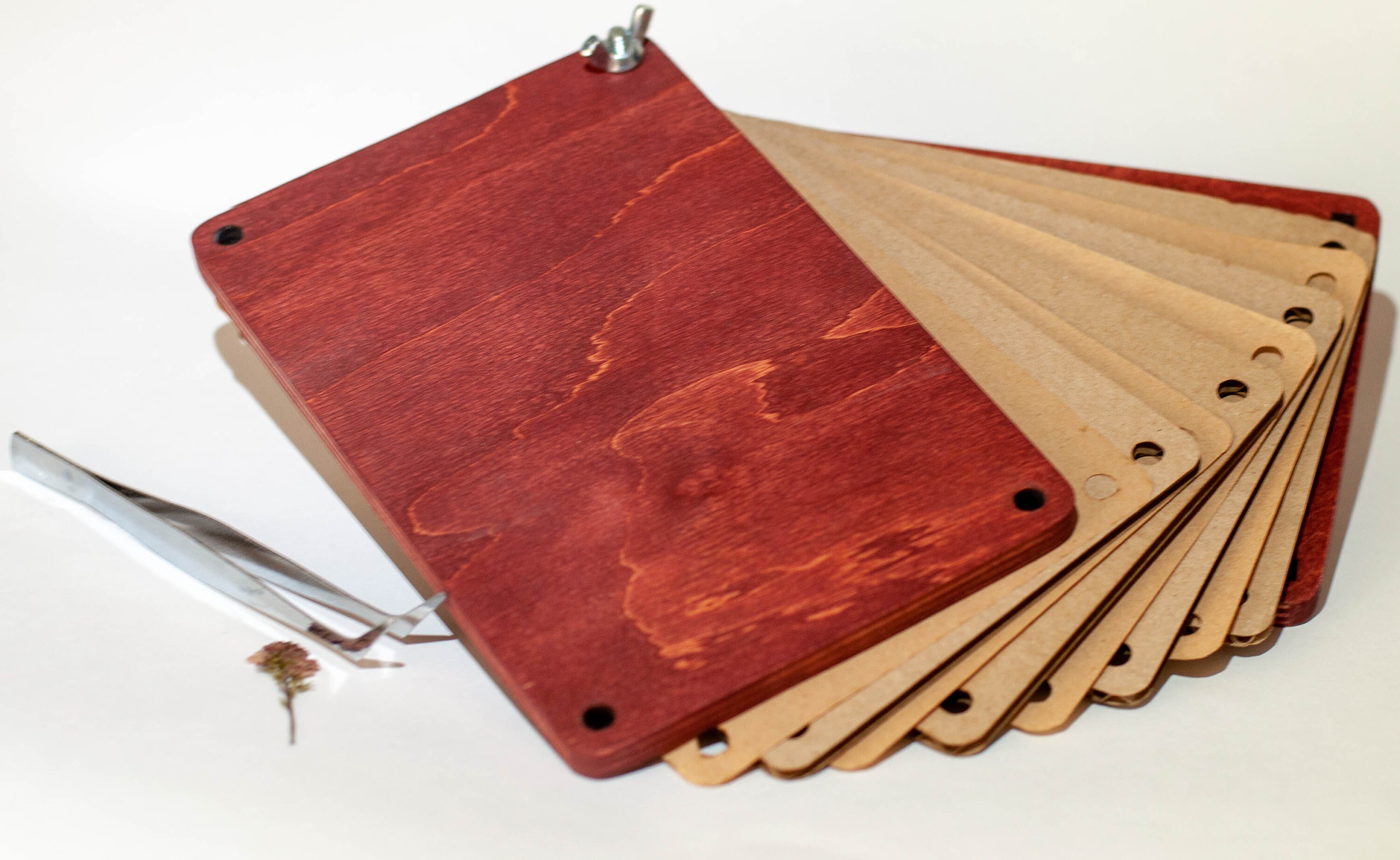 Flower press red color Herb press Flower press kit Etsy