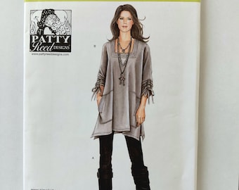 Loose Fitting Tunic and Knit Slim Pants Simplicity Pattern, Misses' Sizes XXS - XXL, UNCUT, Factory Folded