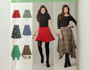 Skirt with Length Variations Pattern, Simplicity 1500, Misses' 6-14, UNCUT, FF