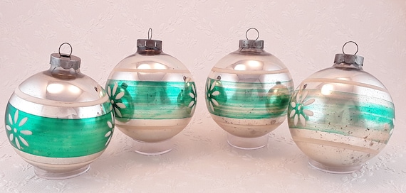 Green Poland Hand Painted St Patricks Day Tree Free Blown Glass Gold Mercury Glasss Ornaments Black Mica Unique Gift 3 Christmas