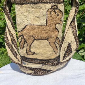 Mountain Lion - One of a Kind Arhuaco Mochila, Ethically and Directly Sourced from Colombia by Mama Mochila (501c3 NGO)