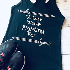 Princess Mulan inspired running race tank. Disney inspired.