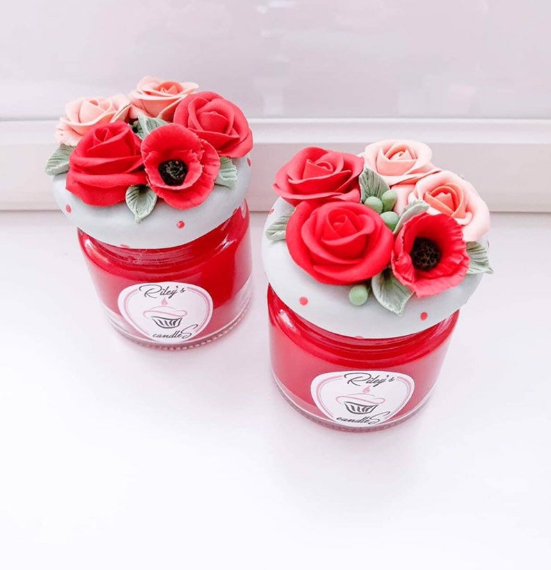 Red Rose Theme Bridal Shower Favor Red Rose Theme Party Red Etsy