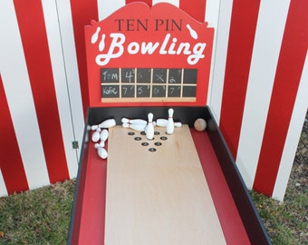 Bowling Game, Lawn Games, Carnival booth Games, Backyard Game, carnival theme party, Birthday Party Games, backyard game, circus theme party