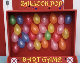 Balloon pop Dart Game, Target Gallery, balloon carnival game, Lawn Game, Carnival Game, Backyard Game, Carnival booth Game, Birthday Game