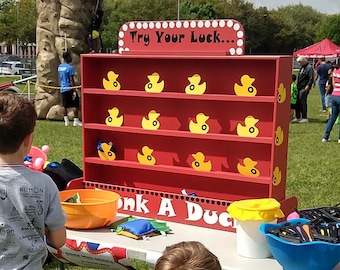 Duck Shooting Gallery, Target Gallery, Dunk a Duck Game, Lawn Game