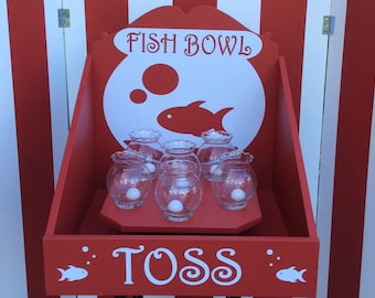 Carnival games, Fish Bowl Toss Carnival Game, lawn games, outdoor games, carnival booth games