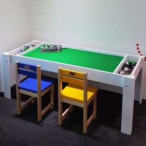 Building bricks table Activity table Building blocks table kids table train table art table kids desk playroom