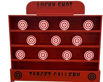 Target Gallery, Duck Shooting Gallery, Dunk a Duck Game, Lawn Game, Carnival Games, Backyard Game, carnival booth games, Birthday Party Game